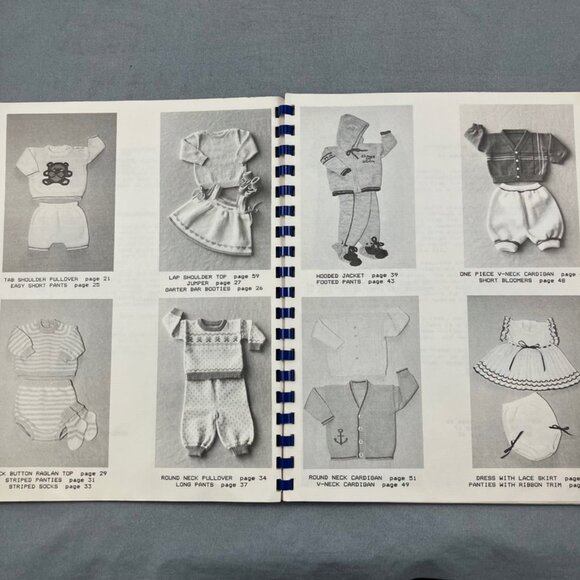 Machine Knitting Pattern Book Baby Gift Catalog Christening Personalized Cap Etc - Picture 2 of 4